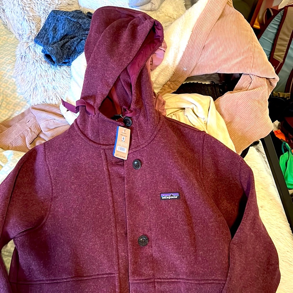 Patagonia button up sweater NEW